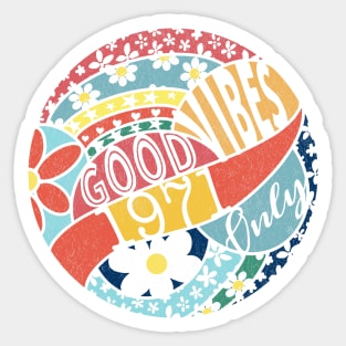 Good vibes only 1971 Sticker